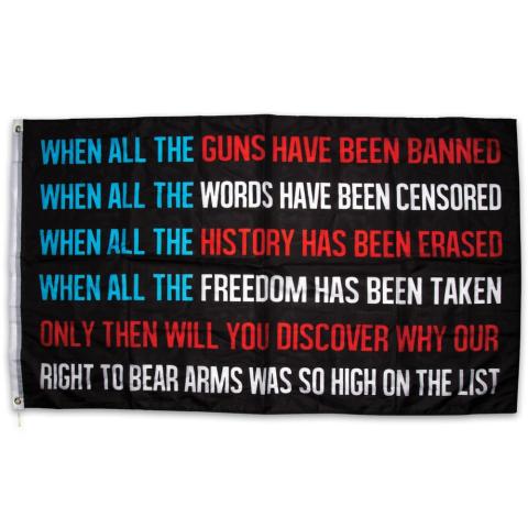 When all the guns have been banned, only then will you realize 