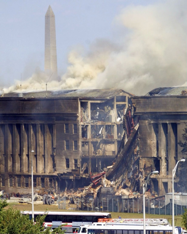 9/11 Pentagon Burning