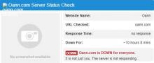  OANN.com - Down again