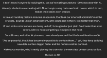AI For Thee To Destroy Yourself ...