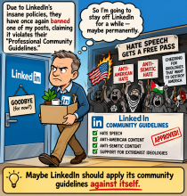 LinkedIn: A “Professional Community” With a Double Standard?